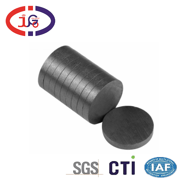 鐵氧體永磁鐵 抗干擾圓形磁片 圓形強磁 圓形磁鐵 廣東巨高磁鐵廠家直供